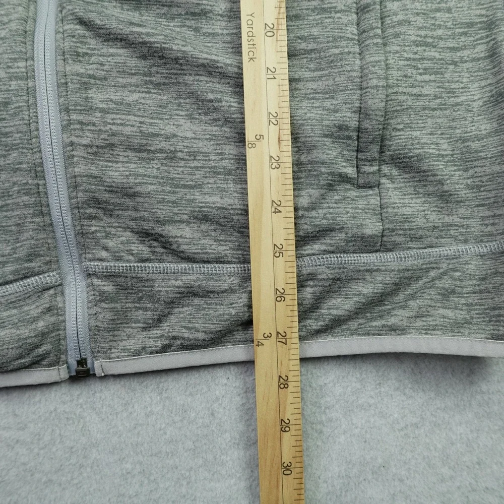The North Face Jacket Mens Large Gray Heather Skyline Full Zip Fleece